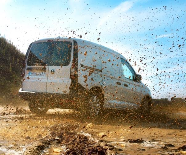 Die Caddy mit Allradantrieb sind ausschliesslich mit dem leistungsstärksten Dieselmotor mit 122 PS Leistung bestellbar